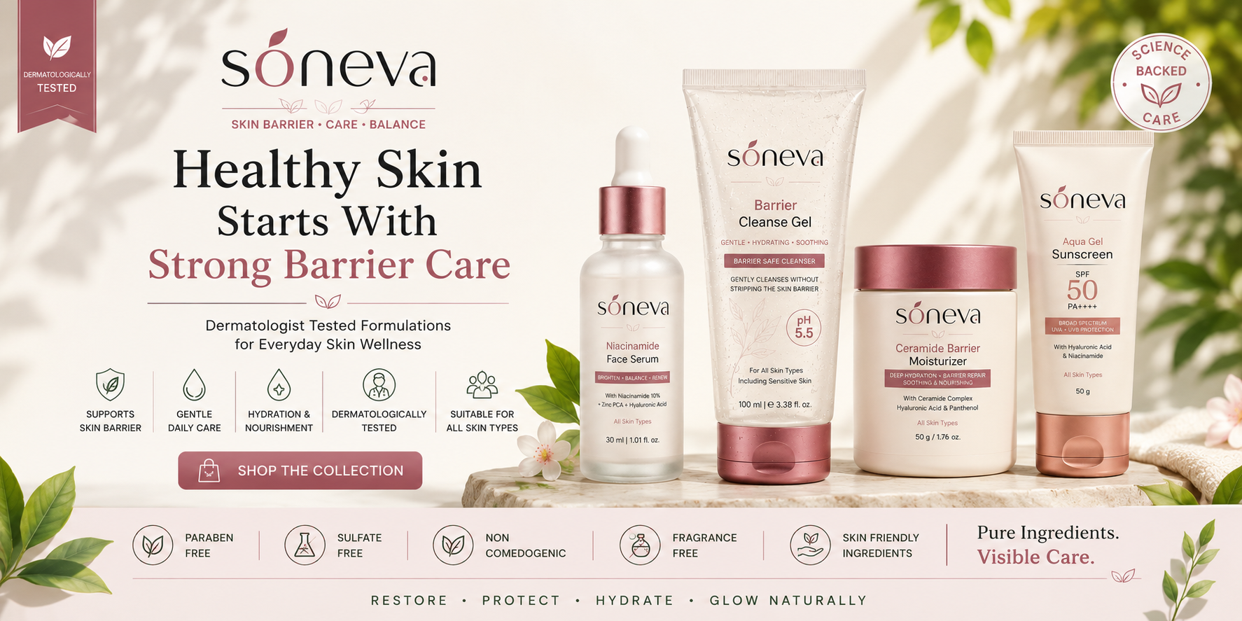 Soneva — Science Backed Personal Care